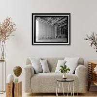 Historic Framed Print, Douglas Aircraft Company Long Beach Plant, Aircraft Wing & Fuselage Assembly Building, 3855 Lakewood Boulevard, Long Beach, Los Angeles County, CA - 9,  17-7/8" x 21-7/8"