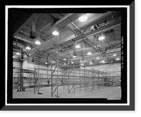 Historic Framed Print, Douglas Aircraft Company Long Beach Plant, Carpenter's Mill & Maintenance Shop, 3855 Lakewood Boulevard, Long Beach, Los Angeles County, CA - 3,  17-7/8" x 21-7/8"