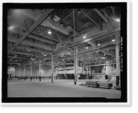 Historic Framed Print, Douglas Aircraft Company Long Beach Plant, Maintenance Shop, 3855 Lakewood Boulevard, Long Beach, Los Angeles County, CA - 5,  17-7/8" x 21-7/8"