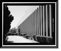 Historic Framed Print, Douglas Aircraft Company Long Beach Plant, Engineering Office Building, 3855 Lakewood Boulevard, Long Beach, Los Angeles County, CA - 2,  17-7/8" x 21-7/8"