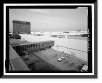 Historic Framed Print, Douglas Aircraft Company Long Beach Plant, Engineering Office Building, 3855 Lakewood Boulevard, Long Beach, Los Angeles County, CA - 3,  17-7/8" x 21-7/8"