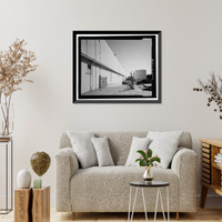 Historic Framed Print, Douglas Aircraft Company Long Beach Plant, Pedestrian Tunnels, 3855 Lakewood Boulevard, Long Beach, Los Angeles County, CA,  17-7/8" x 21-7/8"