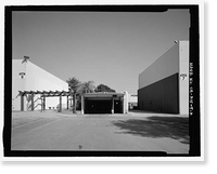 Historic Framed Print, Douglas Aircraft Company Long Beach Plant, Pedestrian Tunnels, 3855 Lakewood Boulevard, Long Beach, Los Angeles County, CA - 2,  17-7/8" x 21-7/8"