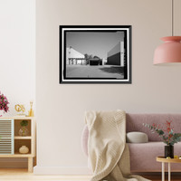 Historic Framed Print, Douglas Aircraft Company Long Beach Plant, Pedestrian Tunnels, 3855 Lakewood Boulevard, Long Beach, Los Angeles County, CA - 2,  17-7/8" x 21-7/8"