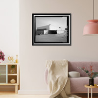 Historic Framed Print, Douglas Aircraft Company Long Beach Plant, Pedestrian Tunnels, 3855 Lakewood Boulevard, Long Beach, Los Angeles County, CA - 3,  17-7/8" x 21-7/8"