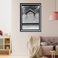 Historic Framed Print, Radar Station B-71, Power Building, Coastal Drive, Klamath vicinity, Del Norte County, CA - 2,  17-7/8" x 21-7/8"