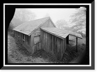 Historic Framed Print, Radar Station B-71, Power Building, Coastal Drive, Klamath vicinity, Del Norte County, CA - 3,  17-7/8" x 21-7/8"