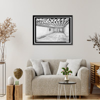 Historic Framed Print, Radar Station B-71, Operations Building, Coastal Drive, Klamath vicinity, Del Norte County, CA - 8,  17-7/8" x 21-7/8"