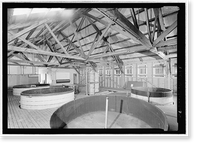Historic Framed Print, Prairie Creek Fish Hatchery, Hwy. 101, Orick, Humboldt County, CA - 10,  17-7/8" x 21-7/8"