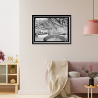 Historic Framed Print, Prairie Creek Fish Hatchery, Hwy. 101, Orick, Humboldt County, CA - 10,  17-7/8" x 21-7/8"