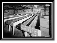 Historic Framed Print, Prairie Creek Fish Hatchery, Hwy. 101, Orick, Humboldt County, CA - 12,  17-7/8" x 21-7/8"