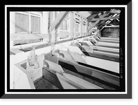 Historic Framed Print, Prairie Creek Fish Hatchery, Hwy. 101, Orick, Humboldt County, CA - 14,  17-7/8" x 21-7/8"