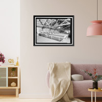 Historic Framed Print, Prairie Creek Fish Hatchery, Hwy. 101, Orick, Humboldt County, CA - 15,  17-7/8" x 21-7/8"