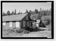 Historic Framed Print, Prairie Creek Fish Hatchery, Hwy. 101, Orick, Humboldt County, CA - 21,  17-7/8" x 21-7/8"