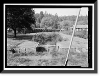 Historic Framed Print, Prairie Creek Fish Hatchery, Hwy. 101, Orick, Humboldt County, CA - 28,  17-7/8" x 21-7/8"
