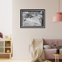 Historic Framed Print, Prairie Creek Fish Hatchery, Hwy. 101, Orick, Humboldt County, CA - 31,  17-7/8" x 21-7/8"