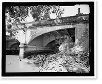 Historic Framed Print, First Street Bridge, Spanning Napa River at First Street between Soscol, Napa, Napa County, CA - 4,  17-7/8" x 21-7/8"