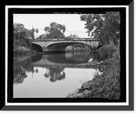 Historic Framed Print, First Street Bridge, Spanning Napa River at First Street between Soscol, Napa, Napa County, CA - 6,  17-7/8" x 21-7/8"