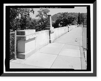 Historic Framed Print, First Street Bridge, Spanning Napa River at First Street between Soscol, Napa, Napa County, CA - 11,  17-7/8" x 21-7/8"