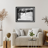 Historic Framed Print, First Street Bridge, Spanning Napa River at First Street between Soscol, Napa, Napa County, CA - 11,  17-7/8" x 21-7/8"