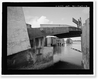 Historic Framed Print, U.S. Naval Base, Pearl Harbor, Ferry Landing Type, Halawa Landing on Ford Island, Pearl Harbor, Honolulu County, HI - 4,  17-7/8" x 21-7/8"