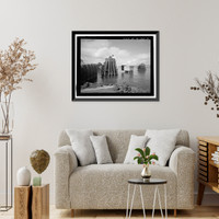 Historic Framed Print, U.S. Naval Base, Pearl Harbor, Ferry Landing Type, Halawa Landing on Ford Island, Pearl Harbor, Honolulu County, HI - 5,  17-7/8" x 21-7/8"