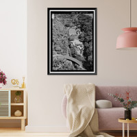 Historic Framed Print, Hana Belt Road, Between Haiku and Kaipahulu, Hana vicinity, Maui County, HI - 7,  17-7/8" x 21-7/8"