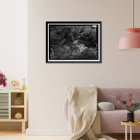 Historic Framed Print, Hana Belt Road, Between Haiku and Kaipahulu, Hana vicinity, Maui County, HI - 16,  17-7/8" x 21-7/8"