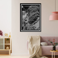 Historic Framed Print, Hana Belt Road, Between Haiku and Kaipahulu, Hana vicinity, Maui County, HI - 17,  17-7/8" x 21-7/8"