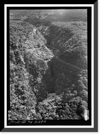 Historic Framed Print, Hana Belt Road, Between Haiku and Kaipahulu, Hana vicinity, Maui County, HI - 25,  17-7/8" x 21-7/8"
