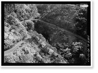 Historic Framed Print, Hana Belt Road, Between Haiku and Kaipahulu, Hana vicinity, Maui County, HI - 27,  17-7/8" x 21-7/8"