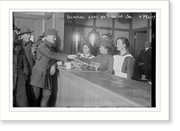 Salv. Army Hut, Union Sq, Vintage Print