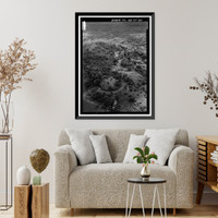 Historic Framed Print, Hana Belt Road, Between Haiku and Kaipahulu, Hana vicinity, Maui County, HI - 36,  17-7/8" x 21-7/8"