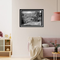 Historic Framed Print, Hana Belt Road, Between Haiku and Kaipahulu, Hana vicinity, Maui County, HI - 48,  17-7/8" x 21-7/8"