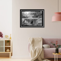 Historic Framed Print, Hana Belt Road, Between Haiku and Kaipahulu, Hana vicinity, Maui County, HI - 50,  17-7/8" x 21-7/8"