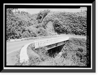 Historic Framed Print, Hana Belt Road, Between Haiku and Kaipahulu, Hana vicinity, Maui County, HI - 52,  17-7/8" x 21-7/8"