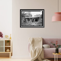 Historic Framed Print, Hana Belt Road, Between Haiku and Kaipahulu, Hana vicinity, Maui County, HI - 56,  17-7/8" x 21-7/8"