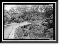 Historic Framed Print, Hana Belt Road, Between Haiku and Kaipahulu, Hana vicinity, Maui County, HI - 57,  17-7/8" x 21-7/8"