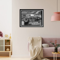 Historic Framed Print, Hana Belt Road, Between Haiku and Kaipahulu, Hana vicinity, Maui County, HI - 62,  17-7/8" x 21-7/8"