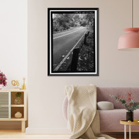 Historic Framed Print, Hana Belt Road, Between Haiku and Kaipahulu, Hana vicinity, Maui County, HI - 64,  17-7/8" x 21-7/8"