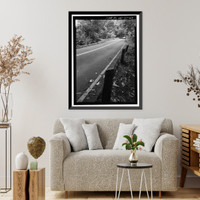 Historic Framed Print, Hana Belt Road, Between Haiku and Kaipahulu, Hana vicinity, Maui County, HI - 64,  17-7/8" x 21-7/8"