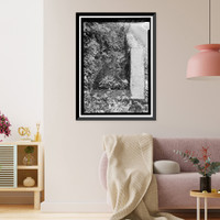 Historic Framed Print, Hana Belt Road, Between Haiku and Kaipahulu, Hana vicinity, Maui County, HI - 65,  17-7/8" x 21-7/8"