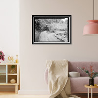 Historic Framed Print, Hana Belt Road, Between Haiku and Kaipahulu, Hana vicinity, Maui County, HI - 69,  17-7/8" x 21-7/8"