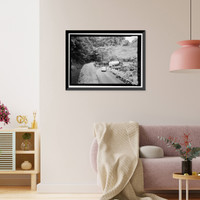Historic Framed Print, Hana Belt Road, Between Haiku and Kaipahulu, Hana vicinity, Maui County, HI - 70,  17-7/8" x 21-7/8"