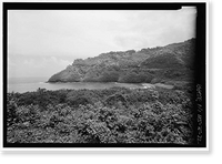Historic Framed Print, Hana Belt Road, Between Haiku and Kaipahulu, Hana vicinity, Maui County, HI - 72,  17-7/8" x 21-7/8"