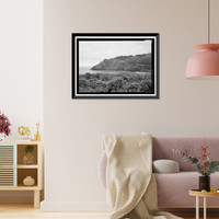 Historic Framed Print, Hana Belt Road, Between Haiku and Kaipahulu, Hana vicinity, Maui County, HI - 73,  17-7/8" x 21-7/8"