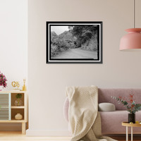 Historic Framed Print, Hana Belt Road, Between Haiku and Kaipahulu, Hana vicinity, Maui County, HI - 75,  17-7/8" x 21-7/8"