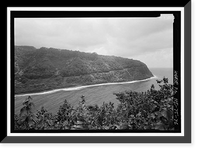 Historic Framed Print, Hana Belt Road, Between Haiku and Kaipahulu, Hana vicinity, Maui County, HI - 76,  17-7/8" x 21-7/8"