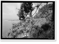 Historic Framed Print, Hana Belt Road, Between Haiku and Kaipahulu, Hana vicinity, Maui County, HI - 78,  17-7/8" x 21-7/8"