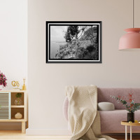 Historic Framed Print, Hana Belt Road, Between Haiku and Kaipahulu, Hana vicinity, Maui County, HI - 78,  17-7/8" x 21-7/8"